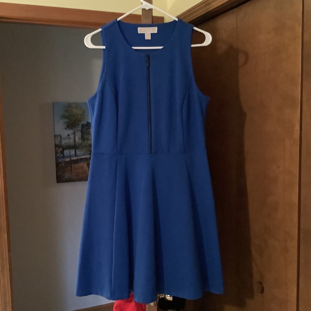 Michael Kors blue knit dress, size 10